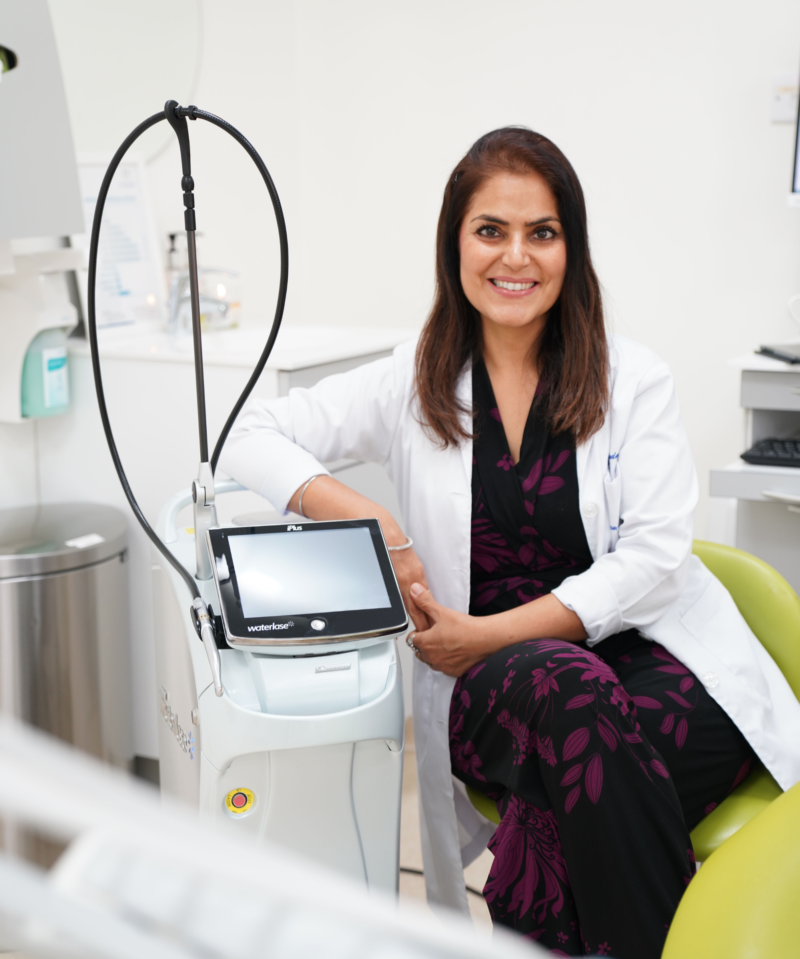 dentist in a dental clinic